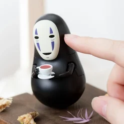 Maison Ghibli Round Bottomed Figurine No Face'S Coffe Time - Spirited Away Best