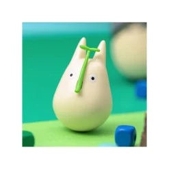 Maison Ghibli Round Bottomed Figurine Small Totoro With Leaf - My Neighbor Totoro New