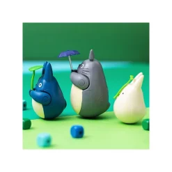 Maison Ghibli Round Bottomed Figurine Small Totoro With Leaf - My Neighbor Totoro New