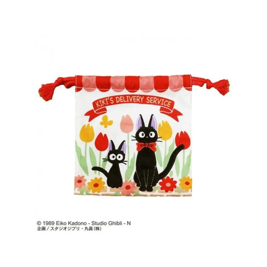 Maison Ghibli Satchel With Lanyard Jiji & Kitten 20 X 19 Cm - Kiki'S Delivery Servi New