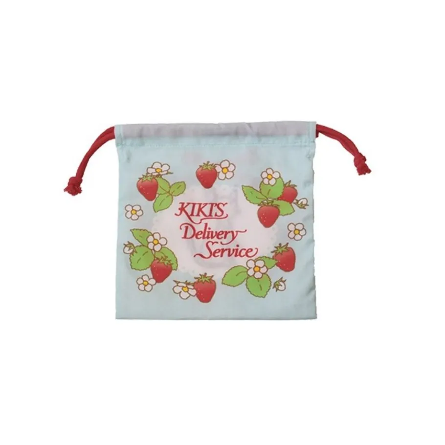 Maison Ghibli Satchel With Lanyard Jiji Strawberries 20 X 19 Cm - Kiki'S Delivery S Online