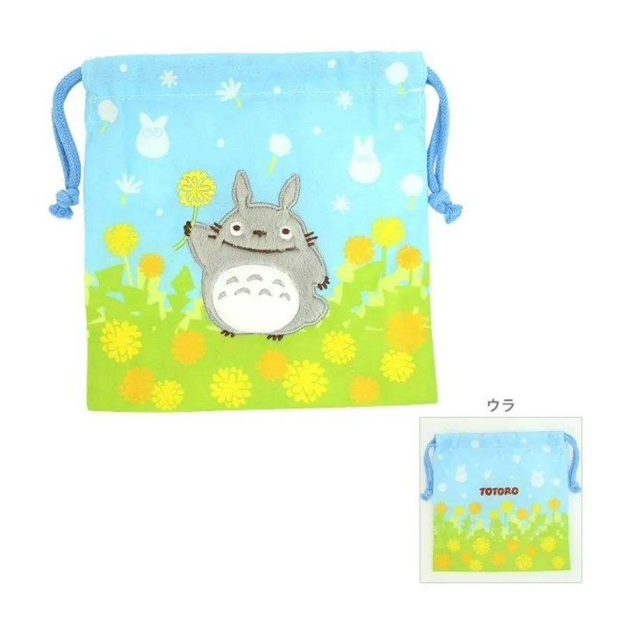 Maison Ghibli Satchel With Lanyard Totoro Flowers 20 X 19 Cm - My Neighbor Totoro Clearance