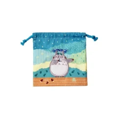Maison Ghibli Satchel With Lanyard Totoro Under The Rain 20 X 19 Cm - My Neighbor T Best