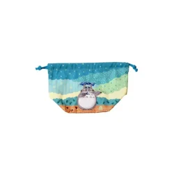 Maison Ghibli Satchel With Ring Totoro Under The Rain 17 X 26 Cm - My Neighbor Toto Best