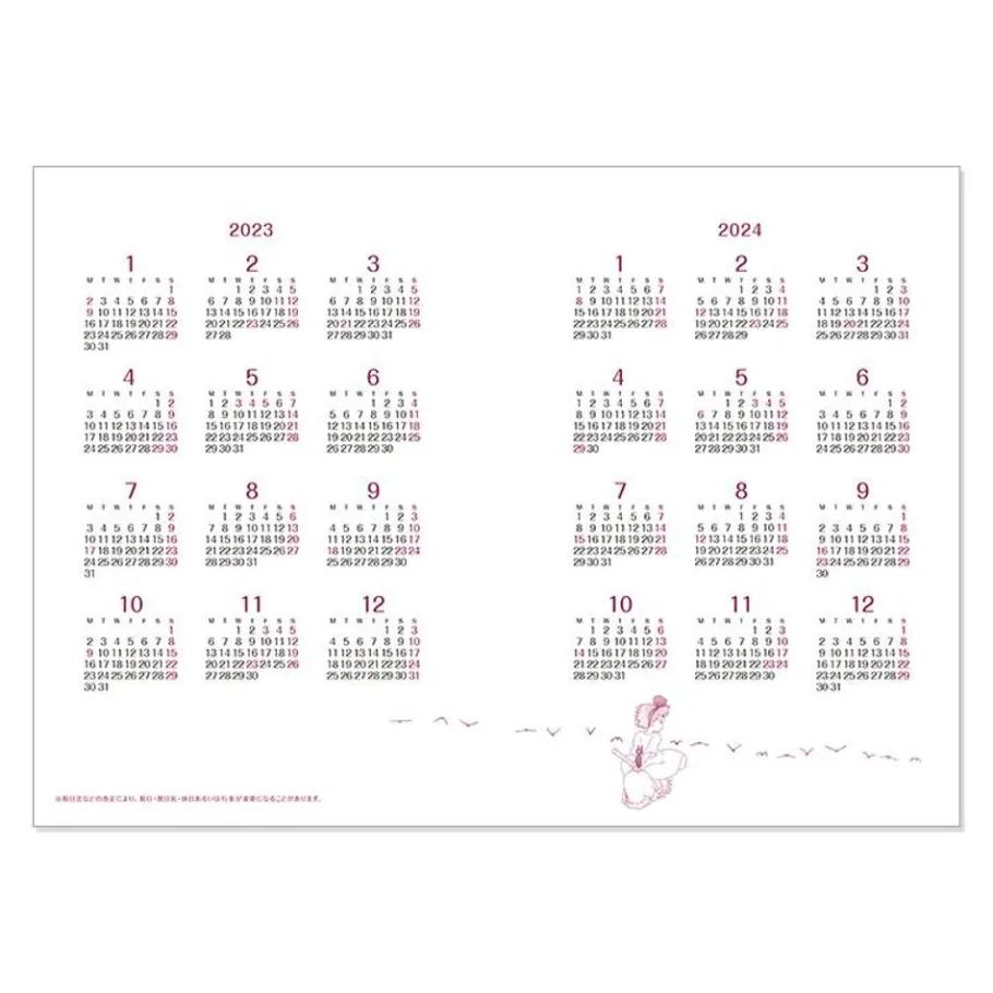 Maison Ghibli 2023 Schedule Book By The Fire - Kiki'S Delivery Service New