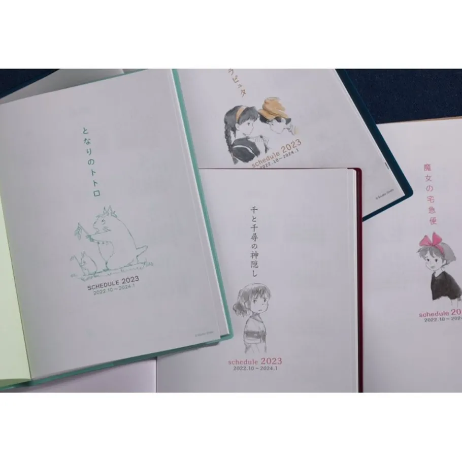Maison Ghibli 2023 Schedule Book Freefall - Spirited Away New