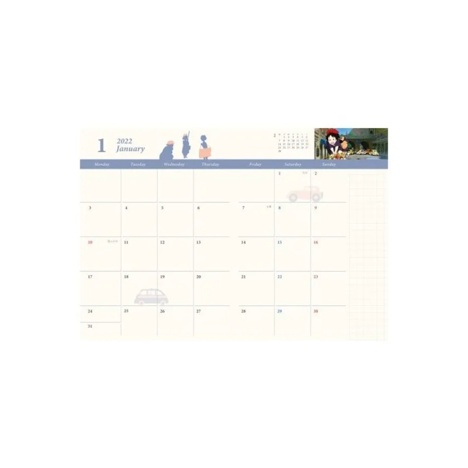 Maison Ghibli 2022 Schedule Diary Jiji'S Pawn - Kiki'S Delivery Service Discount