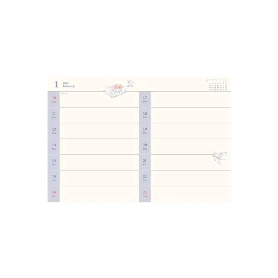 Maison Ghibli 2022 Schedule Diary Jiji'S Pawn - Kiki'S Delivery Service Discount