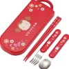 Maison Ghibli Set Chopsticks Spoon Fork Mei Red - My Neighbor Totoro Sale