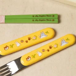 Maison Ghibli Set Chopsticks Spoon Fork Totoro & Catbus - My Neighbor Totoro Outlet
