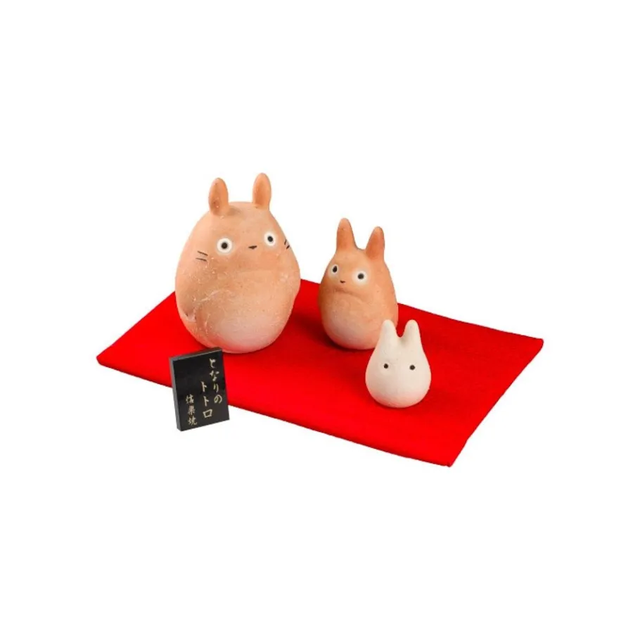 Maison Ghibli Set Of 3 Statues Totoro Shigaraki -My Neighbor Totoro New