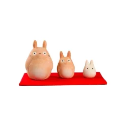 Maison Ghibli Set Of 3 Statues Totoro Shigaraki -My Neighbor Totoro New