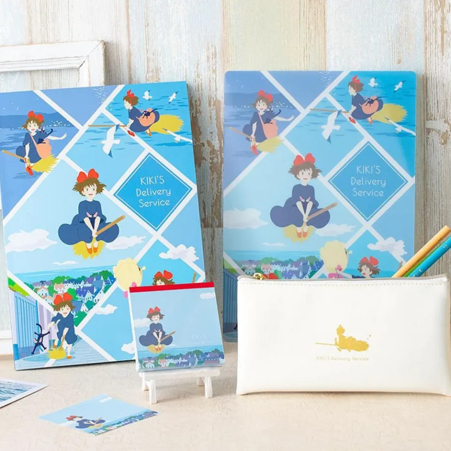 Maison Ghibli Silver Pencase Flying Kiki - Kiki'S Delivery Service Online