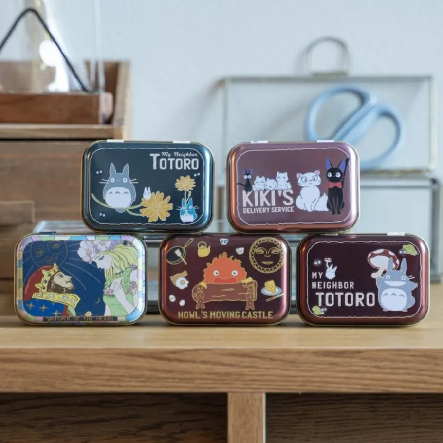 Maison Ghibli Small Metal Box King Of Dwarf & Princess - Whisper Of The Heart