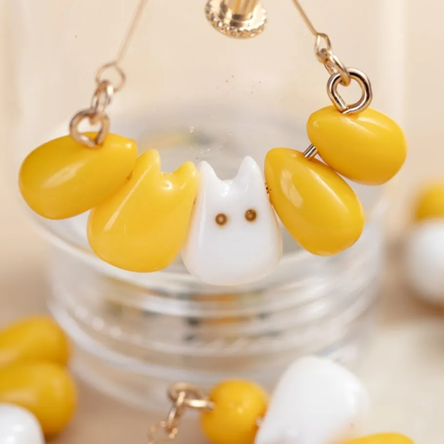Maison Ghibli Small Totoro & Corn Pierced Earrings - My Neighbor Totoro Outlet