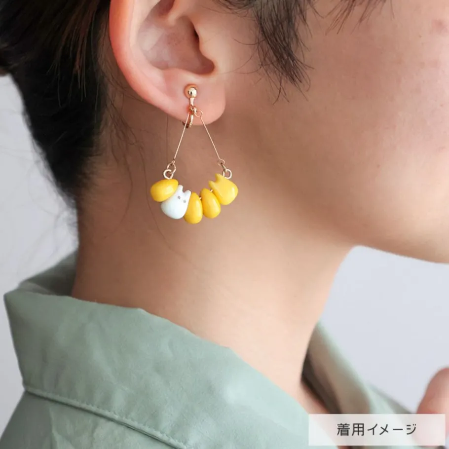 Maison Ghibli Small Totoro & Corn Pierced Earrings - My Neighbor Totoro Outlet