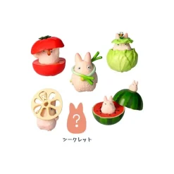 Maison Ghibli Small Totoro & Vegetables Collect Of 6 Figurines - My Neighbor Totoro