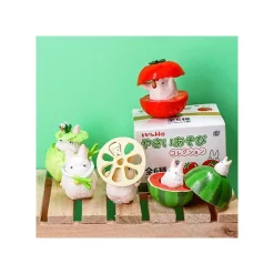 Maison Ghibli Small Totoro & Vegetables Collect Of 6 Figurines - My Neighbor Totoro
