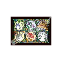 Maison Ghibli Stained Glass Puzzle 208P All Seasons - My Neighbor Totoro Clearance