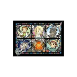 Maison Ghibli Stained Glass Puzzle 208P Characters Gallery - Howl'S Moving Castle Sale