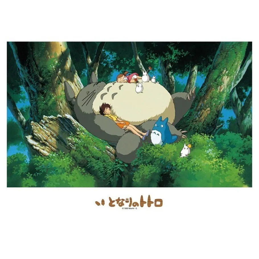 Maison Ghibli Stained Glass Puzzle 500P Napping With Totoro - My Neighbor Tororo Best