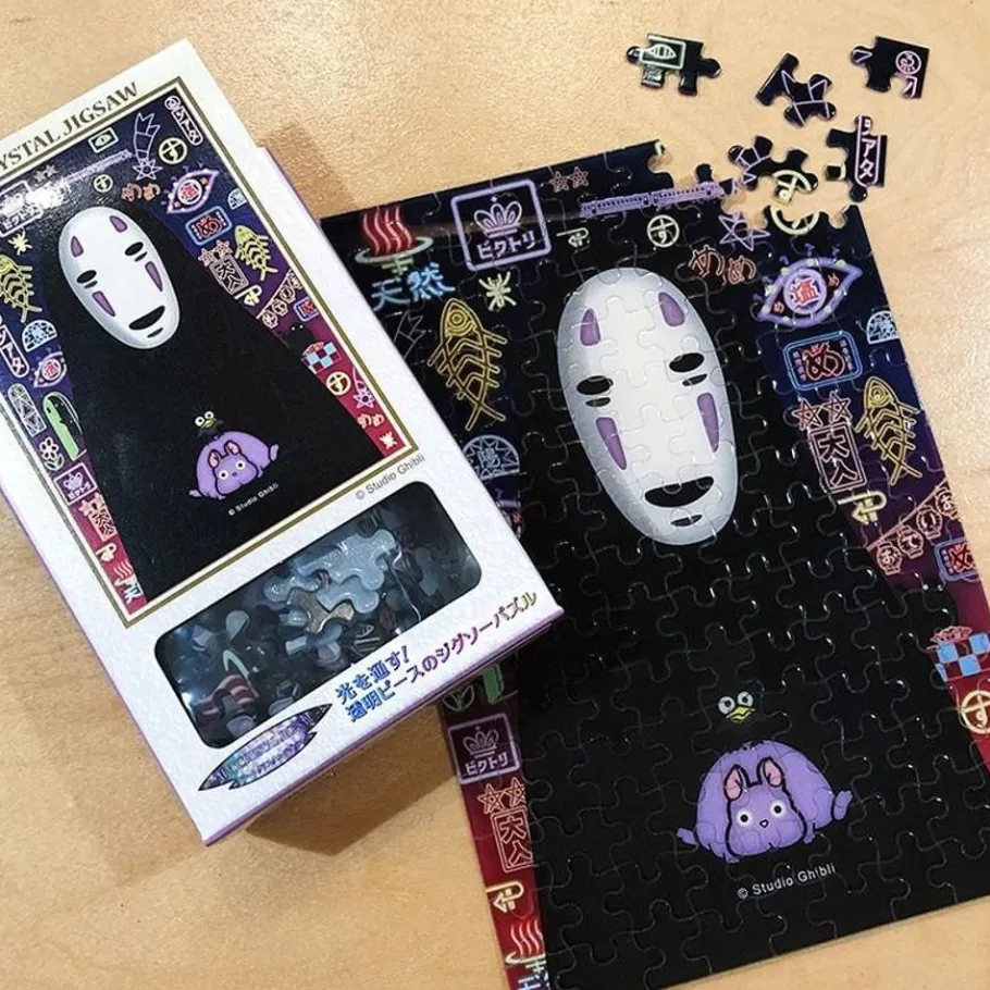 Maison Ghibli Stained Glass Puzzle 126P No Face - Spirited Away