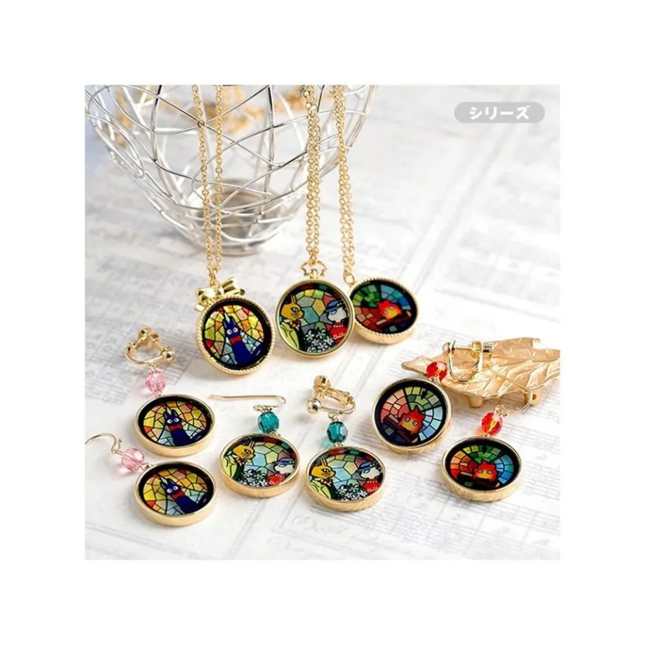 Maison Ghibli Stained Glass Series - Pierced Earrings - Whisper Of The Heart Outlet