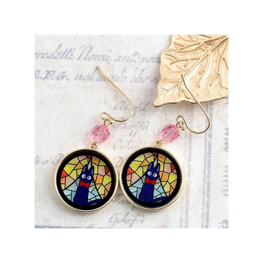 Maison Ghibli Stained Glass Series - Pierced Earrings Kiki- Kiki'S Delivery Sale