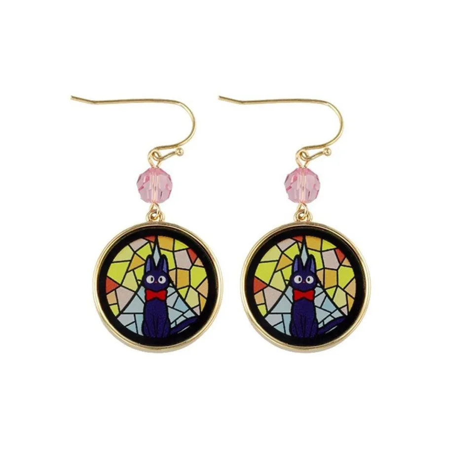 Maison Ghibli Stained Glass Series - Pierced Earrings Kiki- Kiki'S Delivery Sale