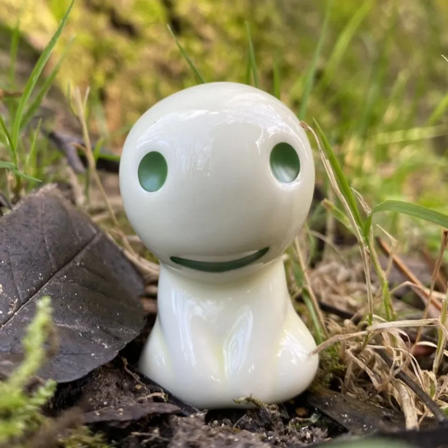 Maison Ghibli Statue Kodama A & 1 Blind Power Stone - Princess Mononoke Discount