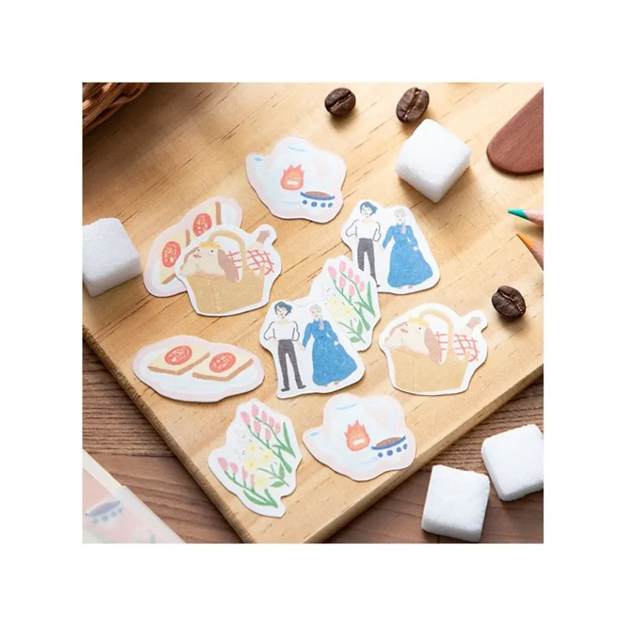 Maison Ghibli Sticker Set Break Time Flowers - Howl'S Moving Castle Outlet