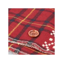 Maison Ghibli Stole With Button Jiji Check Pattern - Kiki'S Delivery Service New