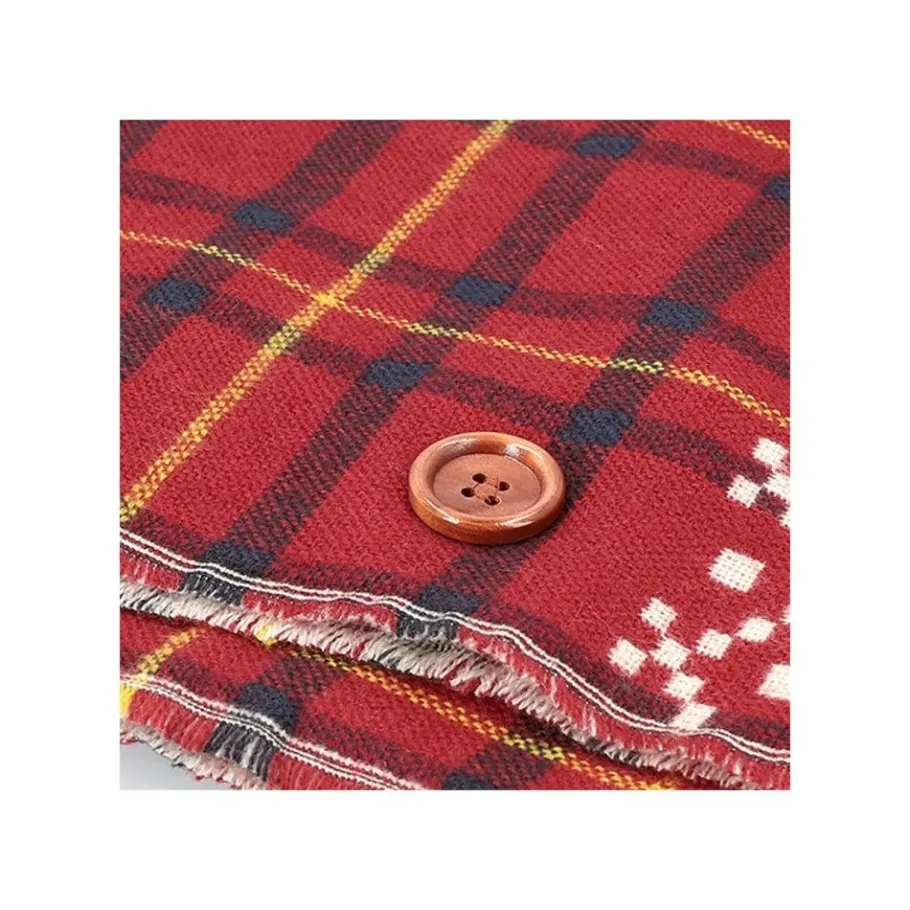 Maison Ghibli Stole With Button Jiji Check Pattern - Kiki'S Delivery Service New