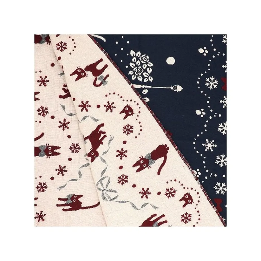 Maison Ghibli Stole With Button Kiki Snowing City - Kiki'S Delivery Service Best