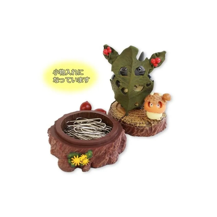 Maison Ghibli Storage Box Totoro With Leaf Mask New