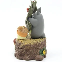 Maison Ghibli Storage Box Totoro With Leaf Mask New