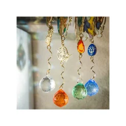 Maison Ghibli Sun Catcher Stained Glass Sheeta & Pazu - Castle In The Sky New