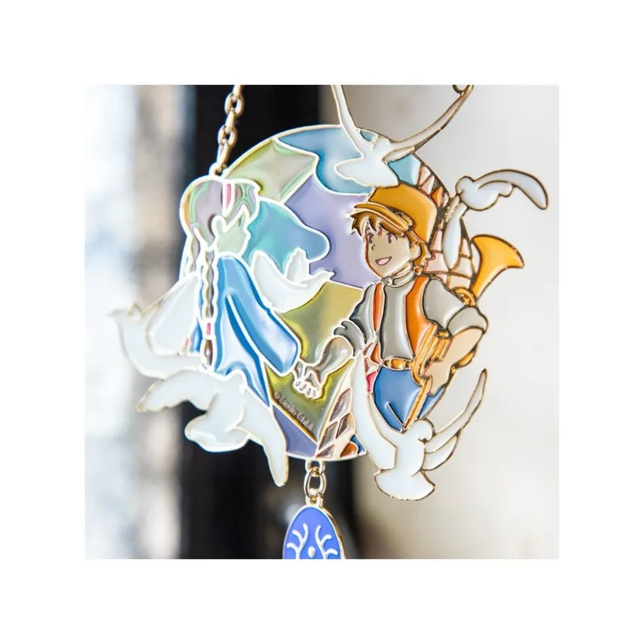 Maison Ghibli Sun Catcher Stained Glass Sheeta & Pazu - Castle In The Sky New