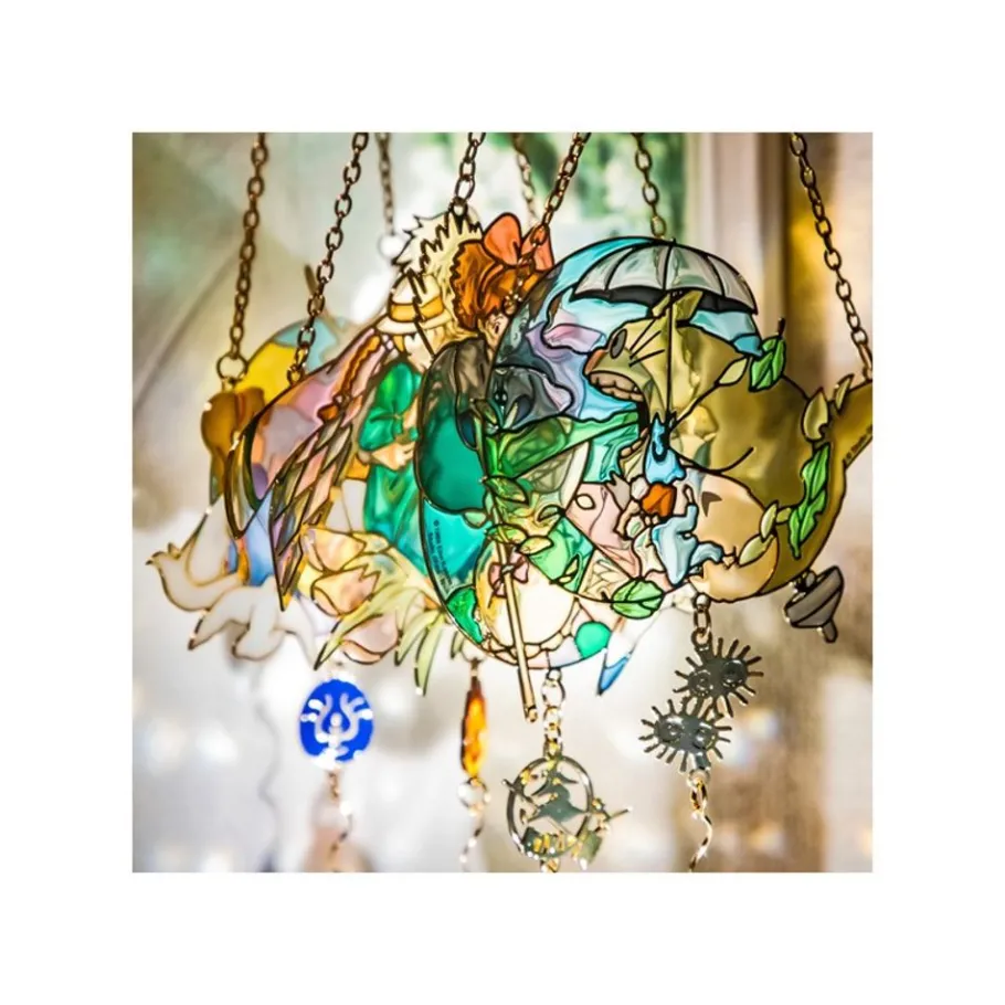 Maison Ghibli Sun Catcher Stained Glass Sophie & Hauru - Howl'S Moving Castle Hot