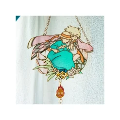 Maison Ghibli Sun Catcher Stained Glass Sophie & Hauru - Howl'S Moving Castle Hot