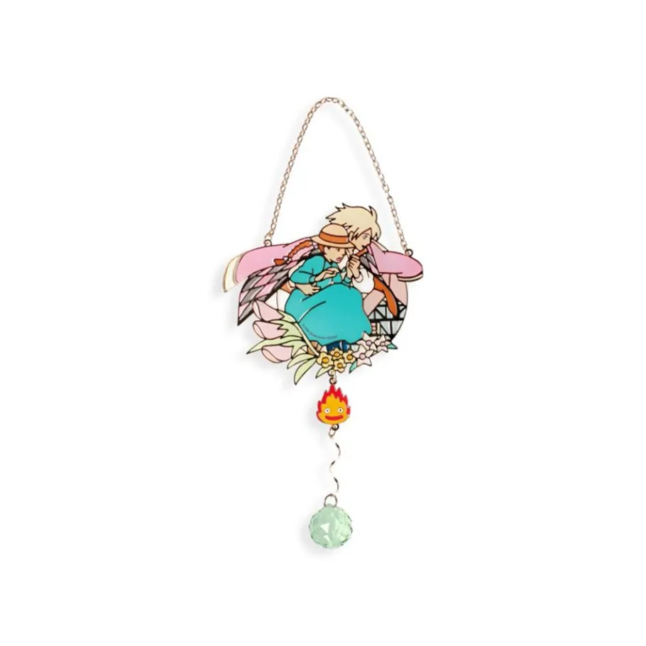Maison Ghibli Sun Catcher Stained Glass Sophie & Hauru - Howl'S Moving Castle Hot