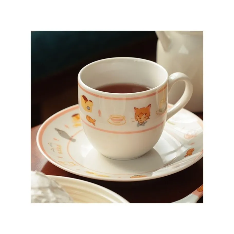 Maison Ghibli Tea Time & Cat Cup - The Cat Returns Discount