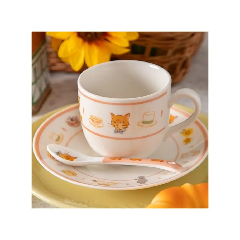 Maison Ghibli Tea Time & Cat Cup - The Cat Returns Discount