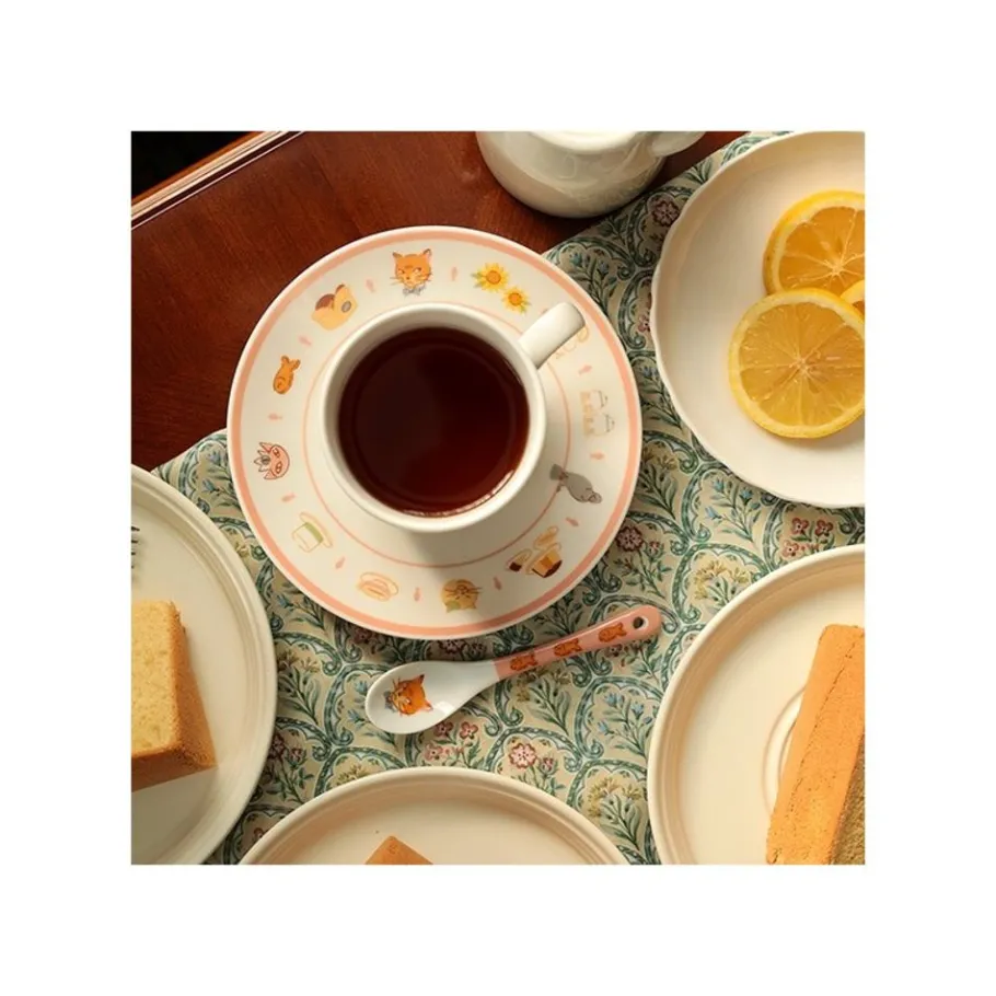 Maison Ghibli Tea Time & Cat Cup - The Cat Returns Discount