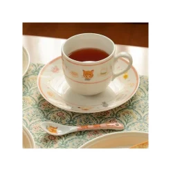 Maison Ghibli Tea Time & Cat Plate - The Cat Returns Discount