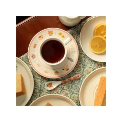 Maison Ghibli Tea Time & Cat Plate - The Cat Returns Discount