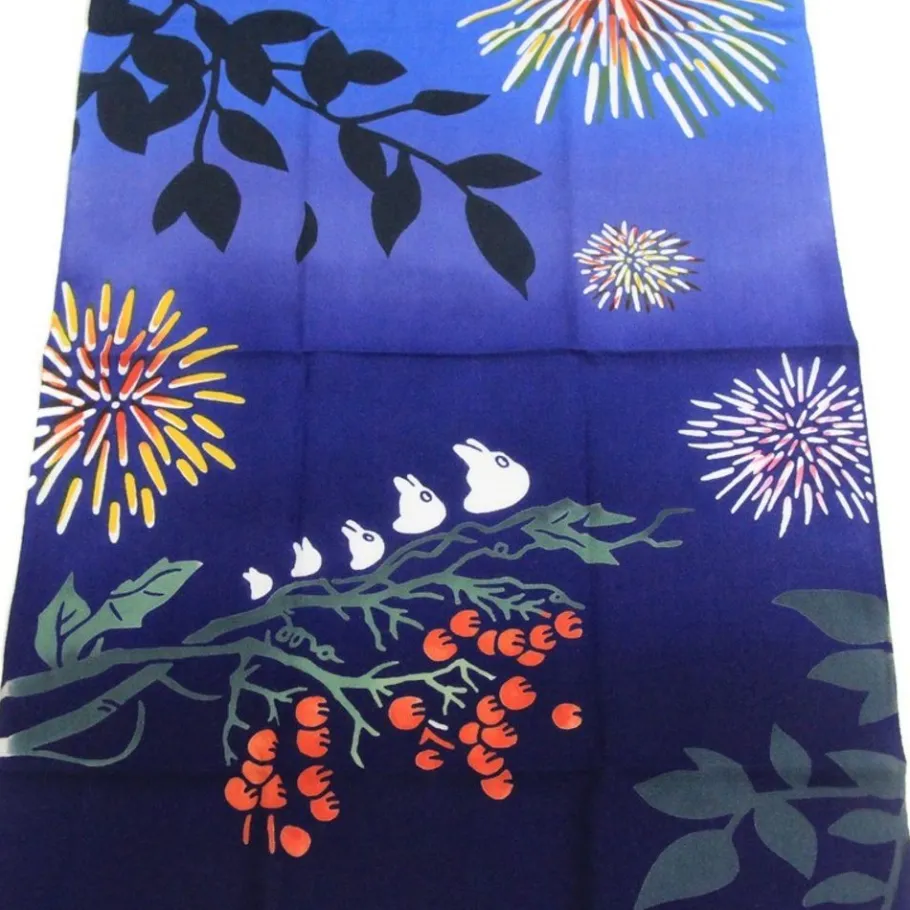 Maison Ghibli Tenugui Fireworks - My Neighbor Totoro Hot