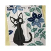 Maison Ghibli Tenugui Jiji Blue Flowers - Kiki'S Delivery Service Online