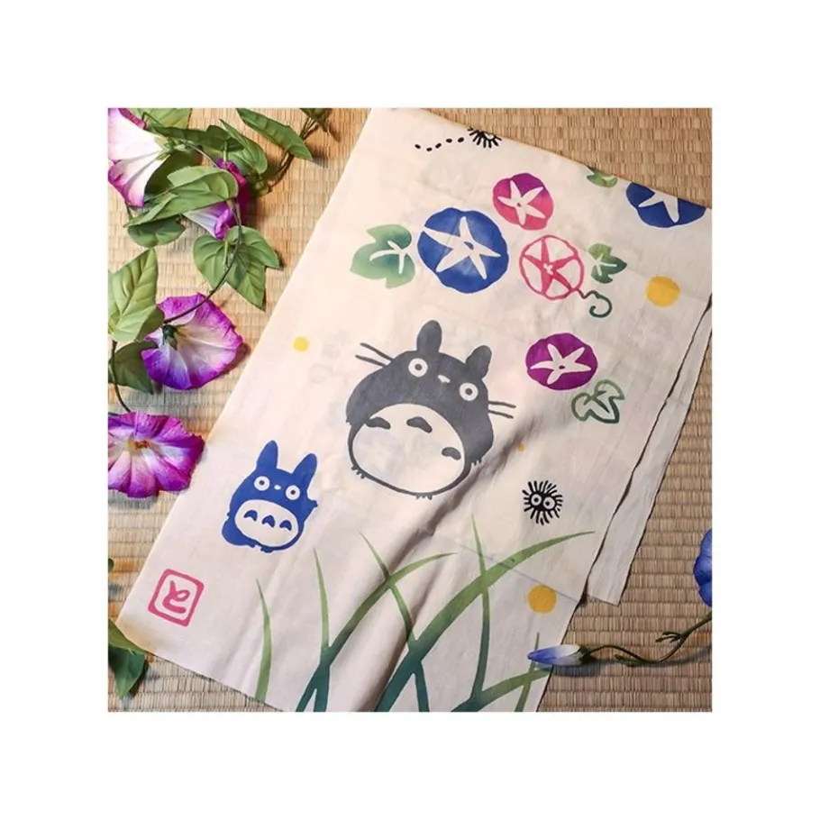 Maison Ghibli Tenugui Morning Glory & Firefly - My Neighbor Totoro Online