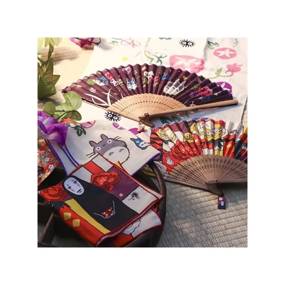 Maison Ghibli Tenugui Morning Glory & Firefly - My Neighbor Totoro Online